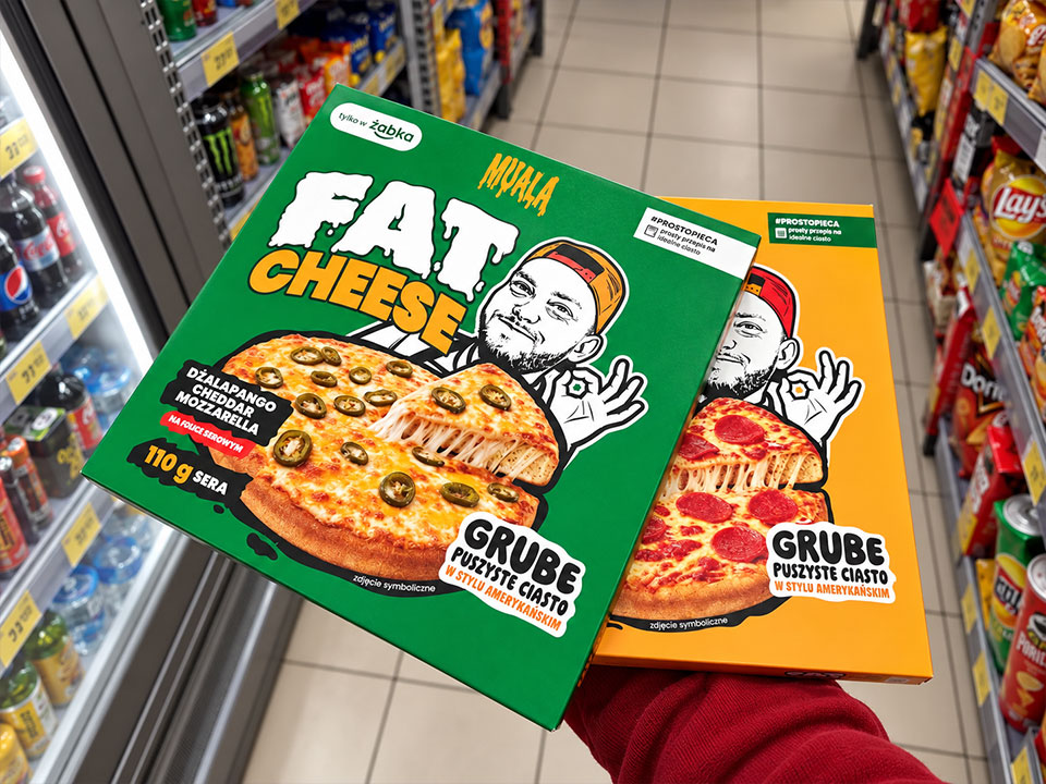 Pizza od Książula: opakowania Fat Cheese i Fat Peppa